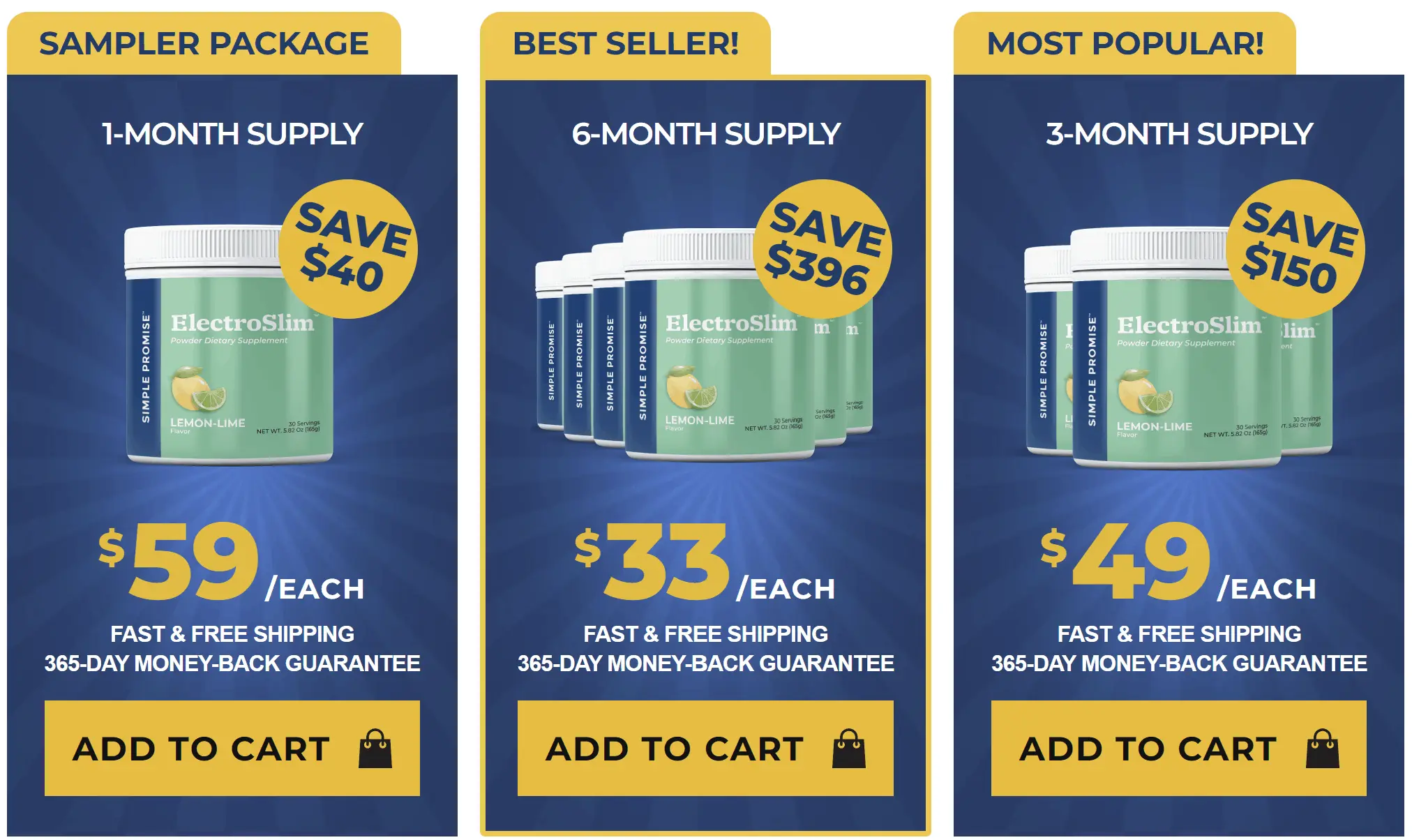 ElectroSlim Pricing